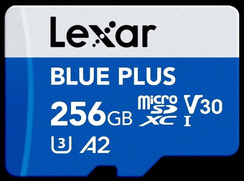 Lexar Blue Plus V30 SDCard 256gb - MicroSDXC30256B