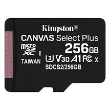 Kingston Canvas select plus 256gb sd card - SDCS3/256GB
