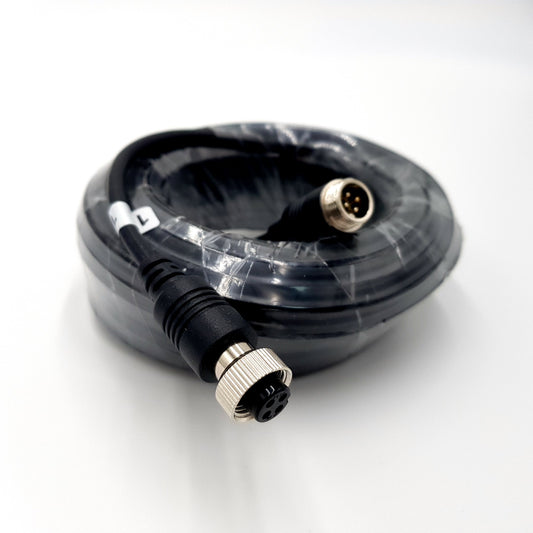 4 PIN Aviation cable 15 Metres mCCTV 12v mDVR cable