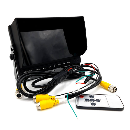 7" Digital Monitor AHD 12v-24v 4PIN High Resolution mCCTV