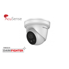 Hikvision 8MP IR Fixed Turret Network AcuSense, Powered by Darkfighter Camera, Human and vehicle classification alarm, 4mm lens