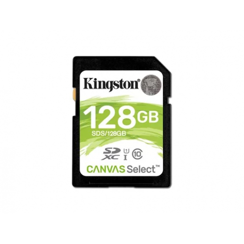 128GB Kingston Canvas Select Plus SD v10 150mb/s - SDS3/128GB