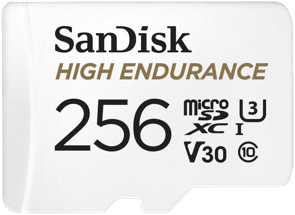 SanDisk High Endurance micro SD card 256gb v30 - SDSQQNR-256