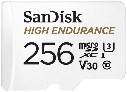 SanDisk High Endurance micro SD card 256gb v30 - SDSQQNR-256
