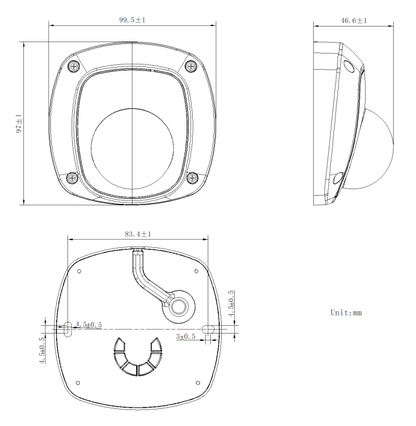 HikVision Internal 1080P 1/2.9”CMOS infrared dot matrix hemispherical analog camera - AE-VC211T-IRS(2.8mm)