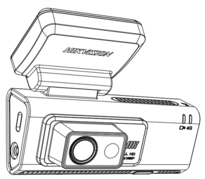 HikVision 2ch FHD 1080p dashcam 4G with GPS & Mic inc ADAS - AE-DC2022-V200