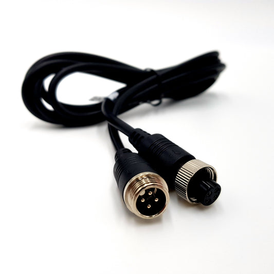 4 PIN Aviation cable 2 Metres mCCTV 12v mDVR cable