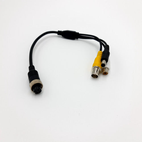 Vehicle Camera Cable 4 Pin Female to Female BNC + DC