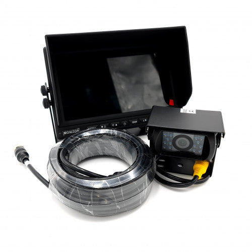 7" LED Monitor and Camera Reversing kit 12v - 24v mCCTV