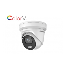 Hikvision 4MP ColorVu Fixed Turret Network Camera, white light, 2.8mm fixed lens