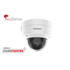 Hikvision 4MP IR Varifocal Dome Network AcuSense Camera, Powered by Darkfighter, 2.8mm to 12mm lens