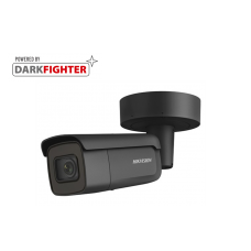 Hikvision 4MP Low-Light IR Vari-focal Bullet Network Black Camera, Powered By Darkfighter, 2.8 - 12mm Motorised Lens