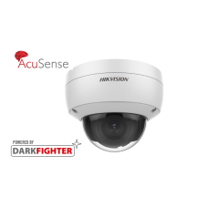 Hikvision 4MP Low Light IR Fixed Dome Network AcuSense Camera, Built-in Mic, 2.8mm lens