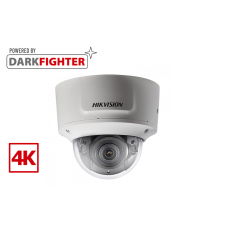 Hikvision 8MP IR Varifocal Dome Network Camera, Powered by Darkfighter, 2.8 to 12mm Vari-focal Lens