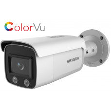 Hikvision 4MP ColorVu Fixed Bullet Network Camera, EasyIP 4.0, 2.8mm lens