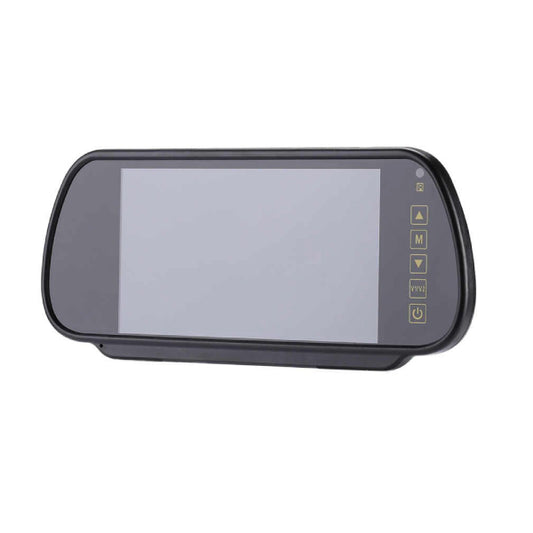 7" Vehicle LCD Mirror mount rear view monitor 12v 2ch mCCTV