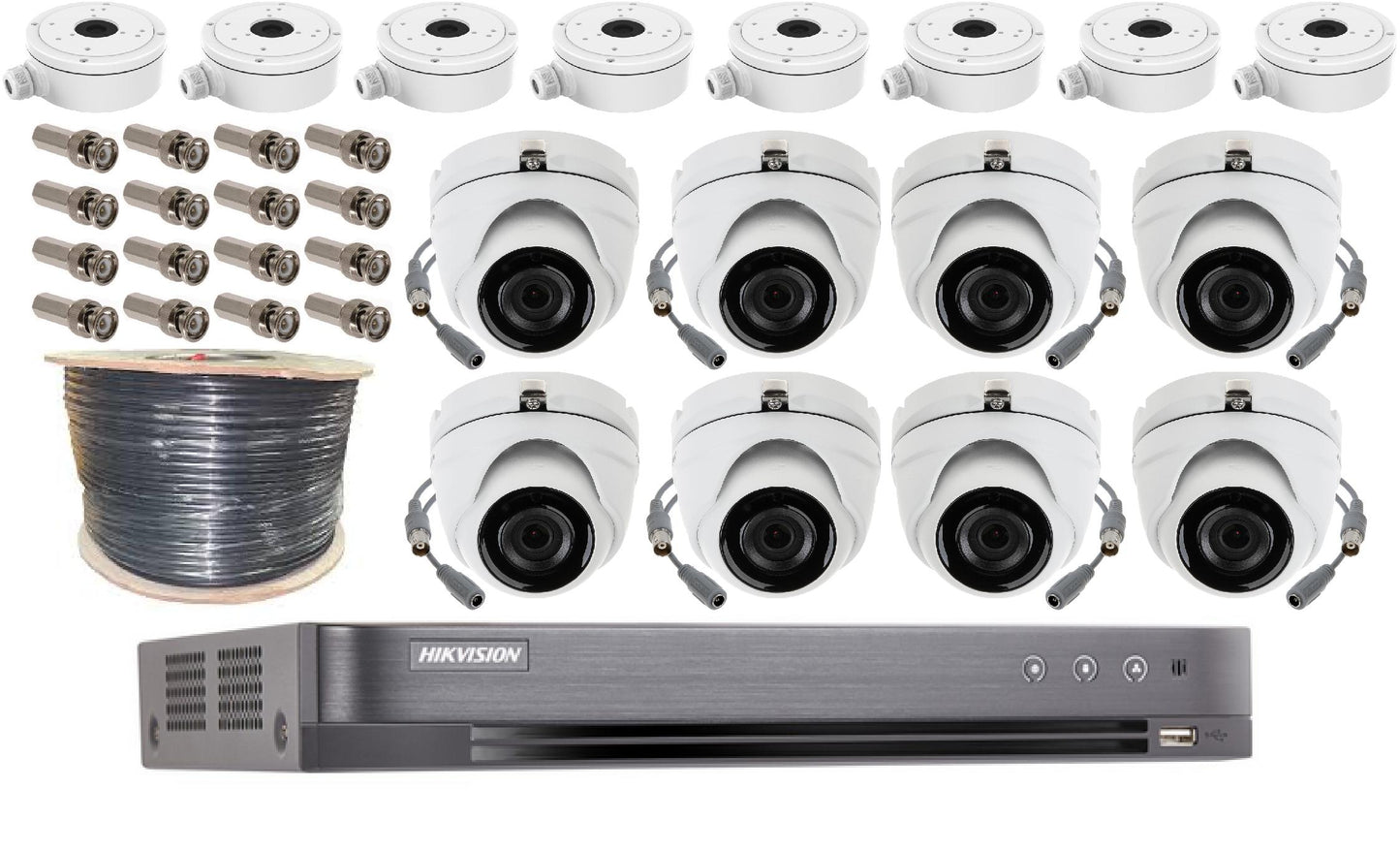 8 Camera HikVision 1TB CCTV system